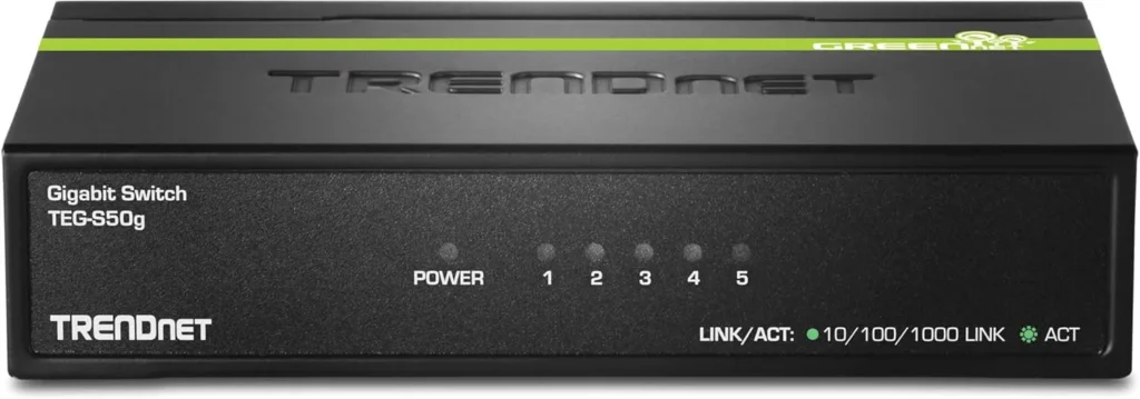TRENDnet 5-Port Gigabit GREENnet Switch (TEG-S50g)