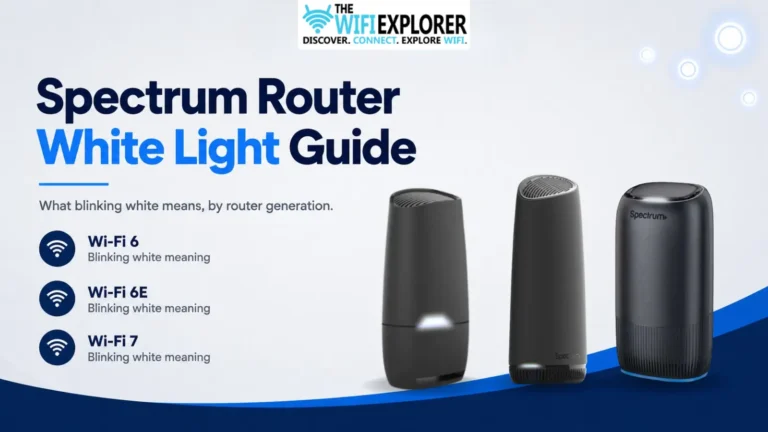 Spectrum Router Blinking White: Meaning, Causes, & How to Resolve